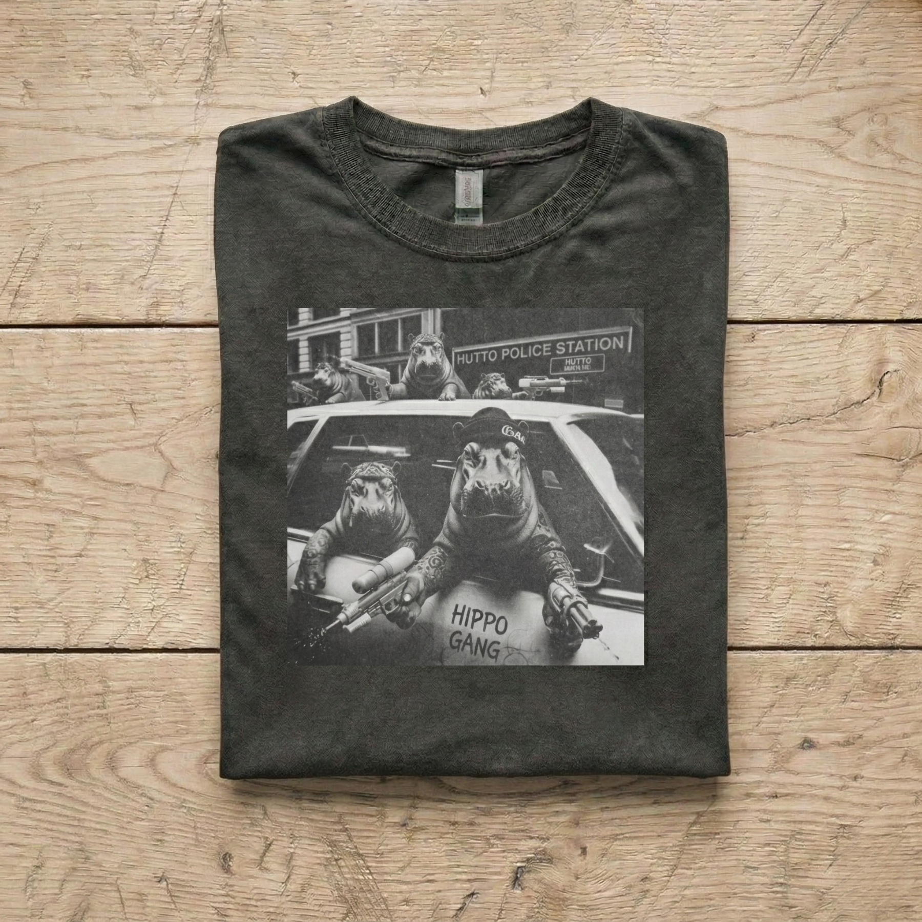 Hippo Gang Vintage Tee