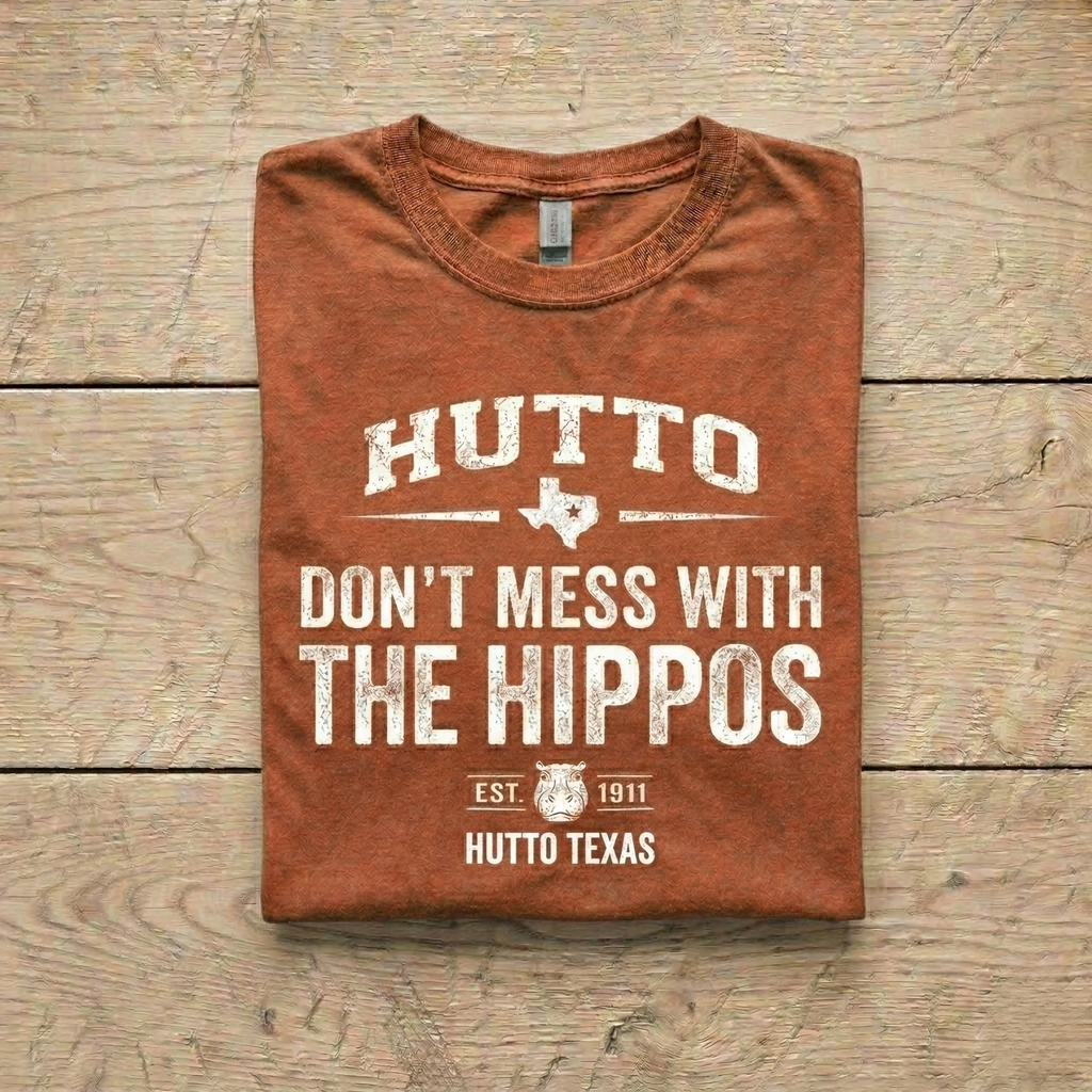 Hutto: Don't Mess With The Hippos Tee